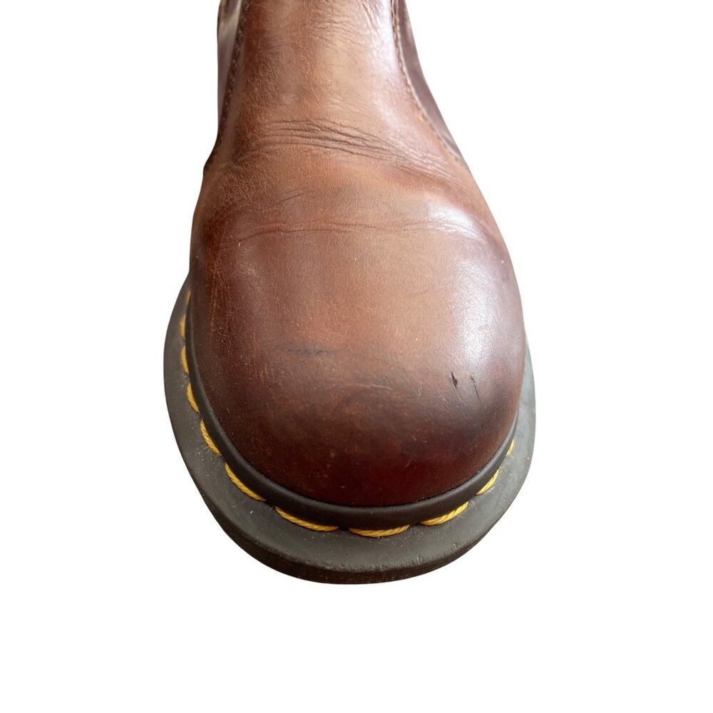 Dr. Martens Leonore Brown Leather Fur-Lined Chelsea Boots SIze 7 SKU 8905 - Picture 12 of 16